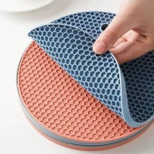 Round Silicone Honeycomb Insulation Pad