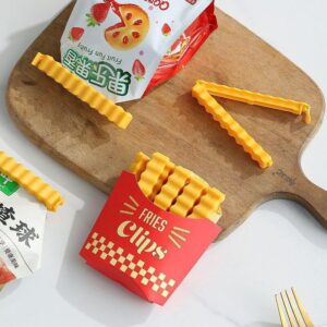 French fry sealing clip