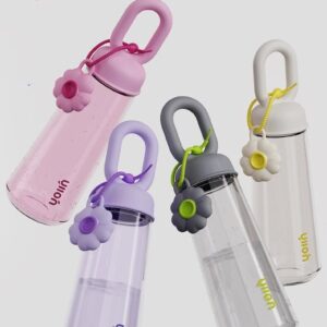 Petal portable plastic water cup