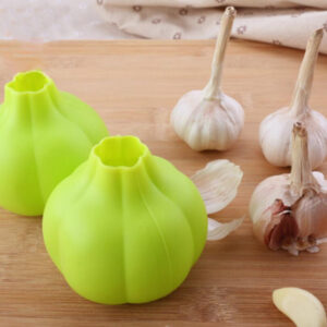 Silicone garlic peeler