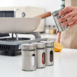 Stainless Steel Rotating Spice Bottle