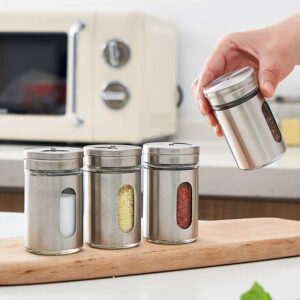 Stainless Steel Rotating Spice Bottle