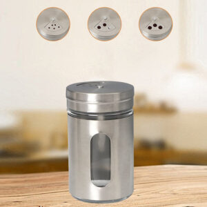 Stainless steel rotating spice bottle-4