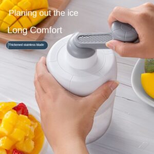 Small hand-cranked ice crusher