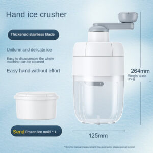 Small hand-cranked ice crusher