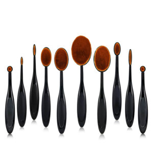 Oval Makeup Brush Set