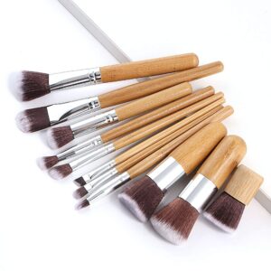 Bamboo Makeup Brush Set