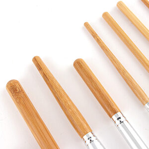 11Pcs bamboo makeup brush set (4)