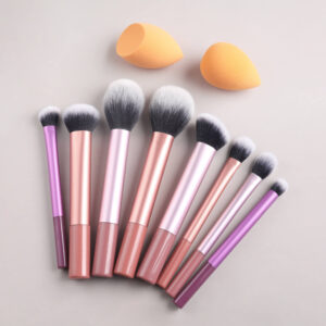 12-pieces Long Aluminum Tube Makeup Brush Set (1)