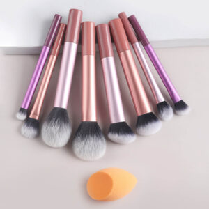 12-pieces Long Aluminum Tube Makeup Brush Set (4)