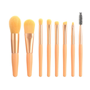 8pcs mini macaron makeup brush set