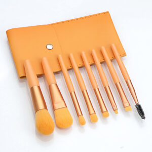 8pcs mini macaron makeup brush set