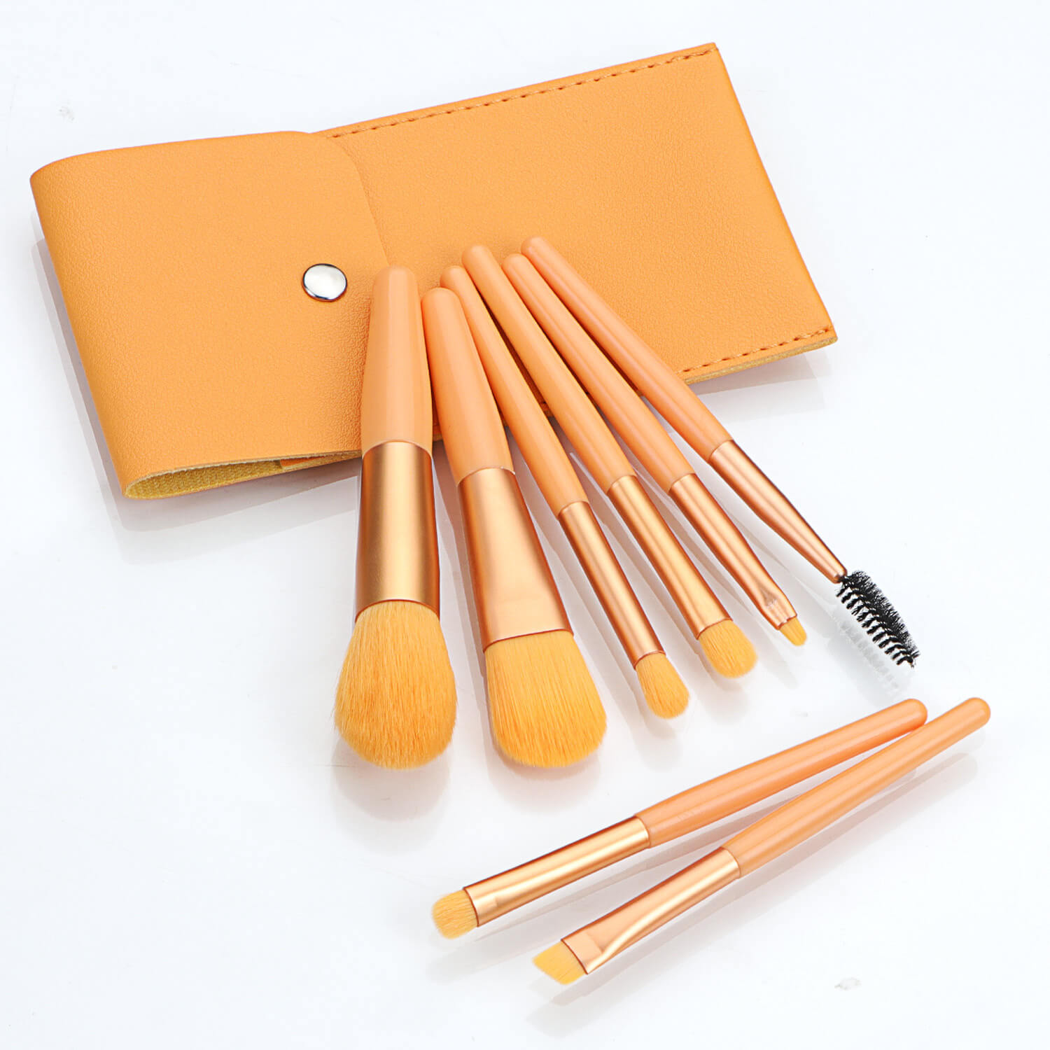 8pcs mini macaron makeup brush set