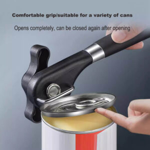 Stainless iron can opener