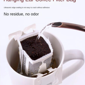 hanging ear coffee filter