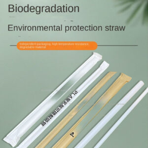 Biodegradable PLA disposable straws