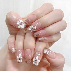 Flower Nail Stickers