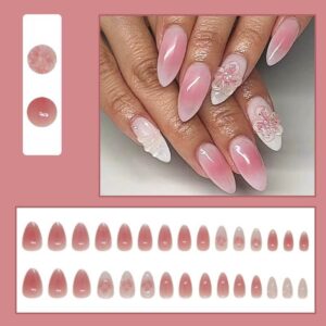 Peach nail stickers