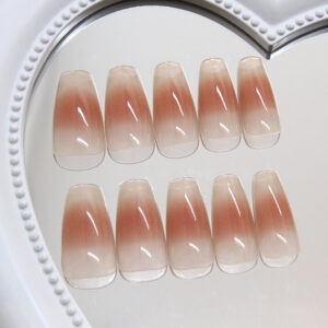 Gradient Blush Nail Art (3)