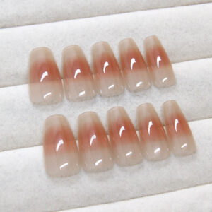 Gradient Blush Nail Art